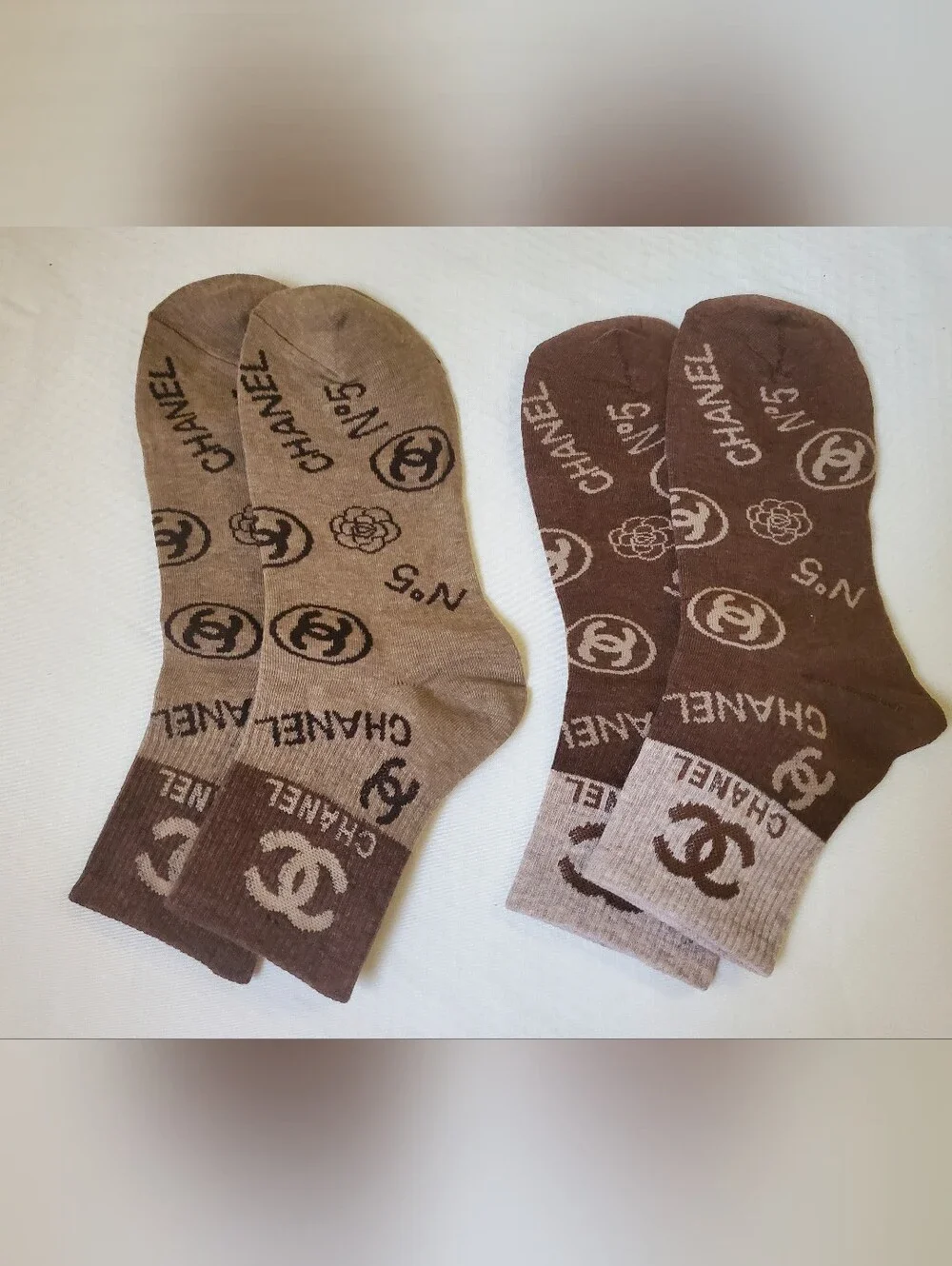 2 Pairs Ankle Socks Fits 6-8